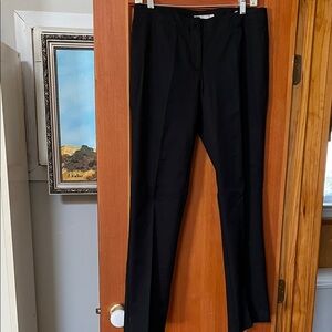 Chicos Black Straight Leg Zipper Front Pant